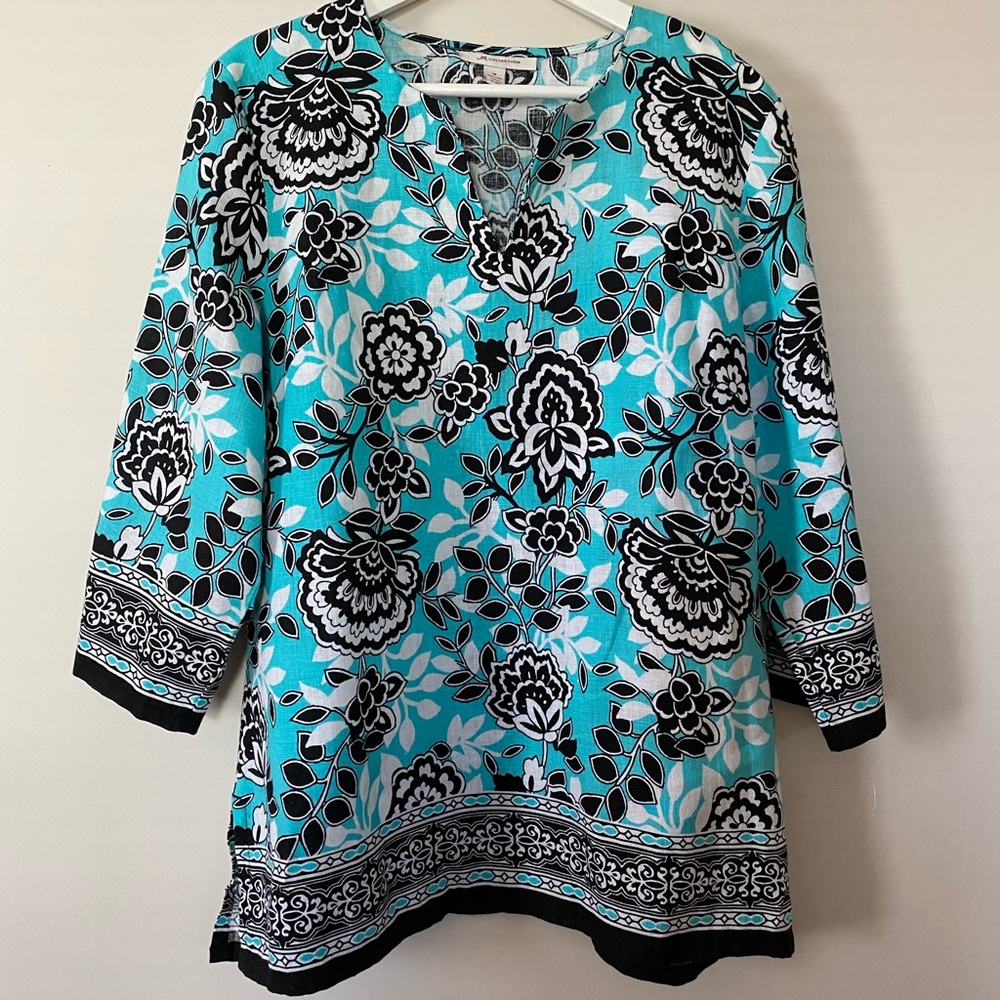 JM Collection Linen Tunic